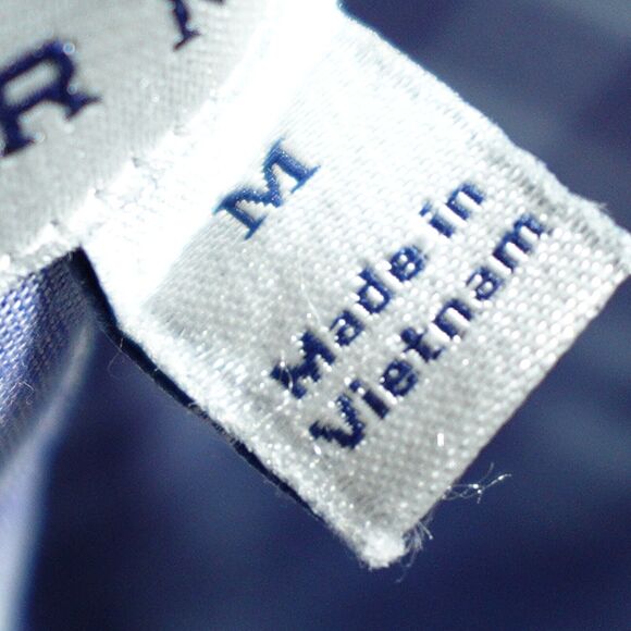 Peter Millar Shirt Men's Medium Blue Check Long Sleeve Button up Casual Office - Picture 9 of 12